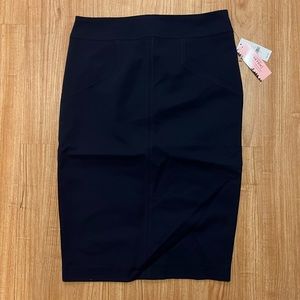 New York & Company Navy Blue Pencil Skirt